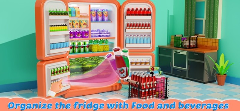 Fridge Organizer 3D Game screenshot