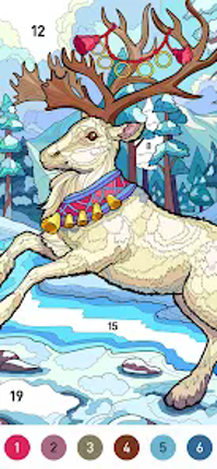 Christmas Winter Coloring Book screenshot