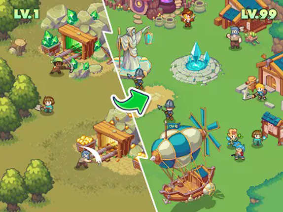 Guardian War: RPG Pixel Hero screenshot