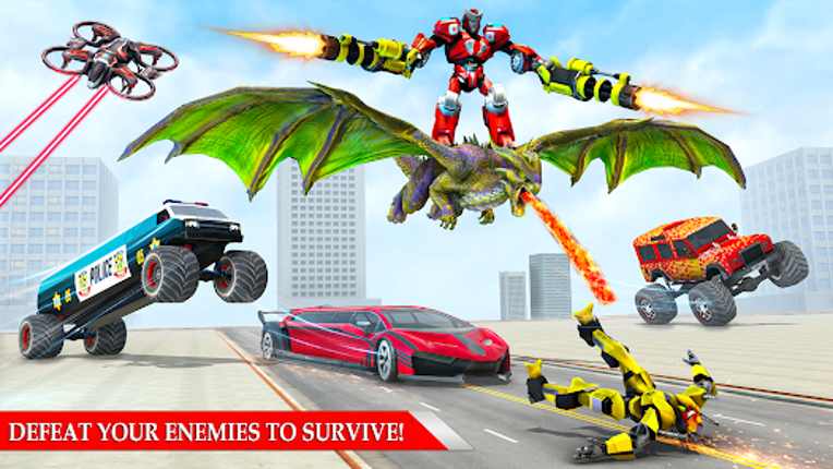 Army Robot Car Game:Robot Game Image