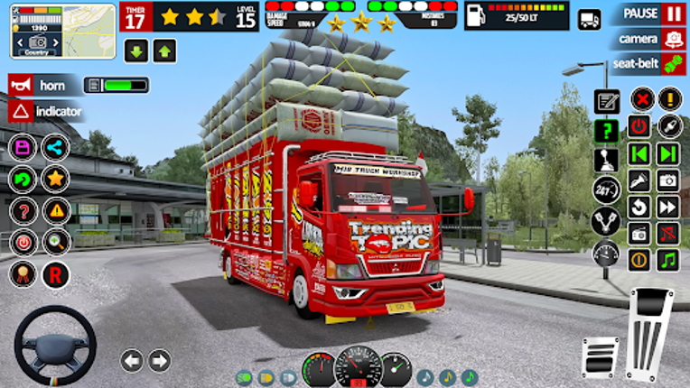 Mud Truck Offroad Driving Game screenshot