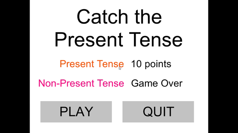 Catch the Present Tense Image