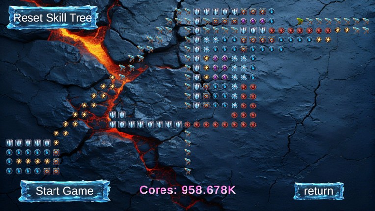 Ice Core Tower Defense screenshot