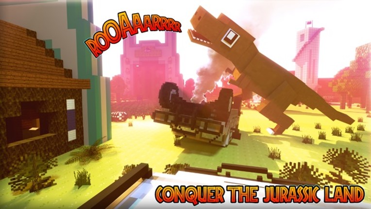 Jurassic Craft Dino Hunter - Tuvok Multiplayer With Mine Mini Skins for MC Pocket Remastered Edition screenshot