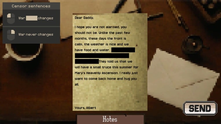 Letters from the War screenshot