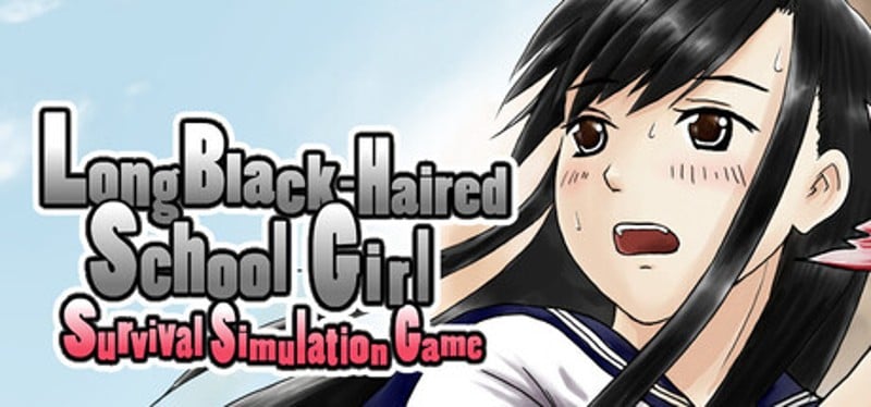 Long Black-Haired Schoolgirl Survival Simulation Game Image