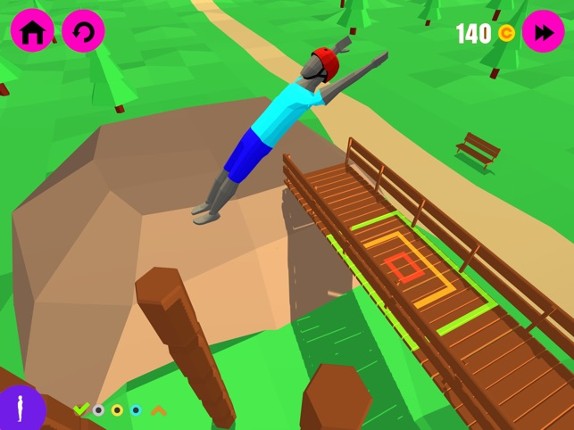 Poly Flipper - Flip & Dive 3D screenshot