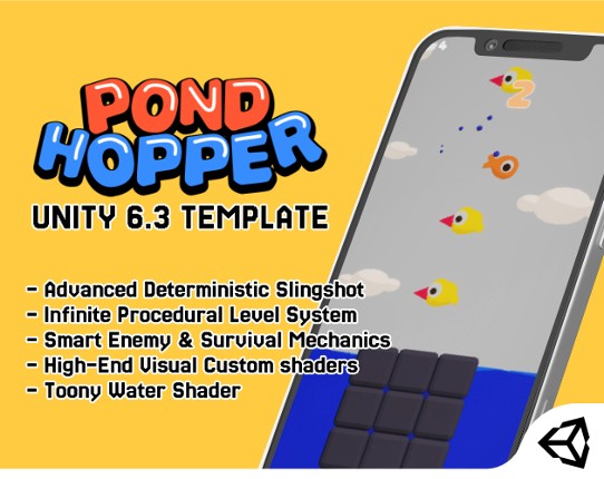 Pond Hopper - Unity Game Template Image