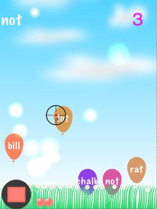 Rhyming Words Target Shooting screenshot