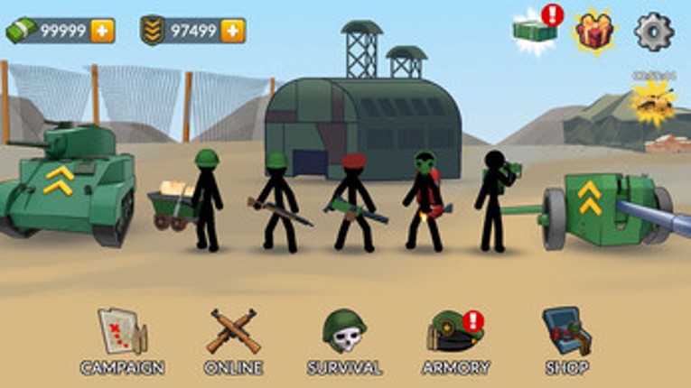 Stickman WW2 screenshot