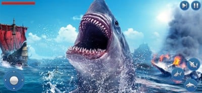 Survival Underwater Shark Game Image