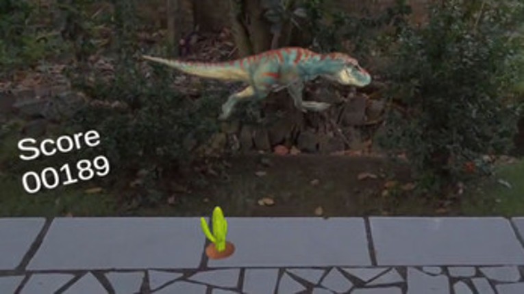 T-Rex Runner Mixed Reality Image