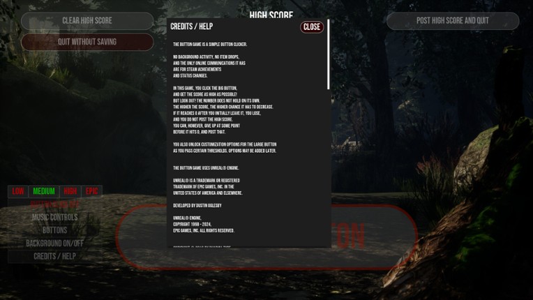 The Button Game screenshot