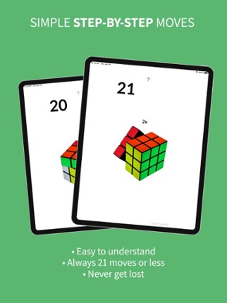 21Moves: Puzzle Cube AI Solver screenshot