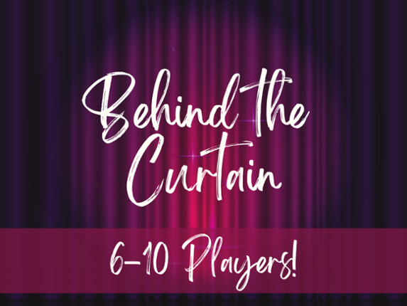 Behind the Curtain: Hollywood Murder Mystery Game for 6-10 Guests Image