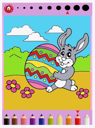 Coloring Games For Kids Easter - Finger Paint screenshot
