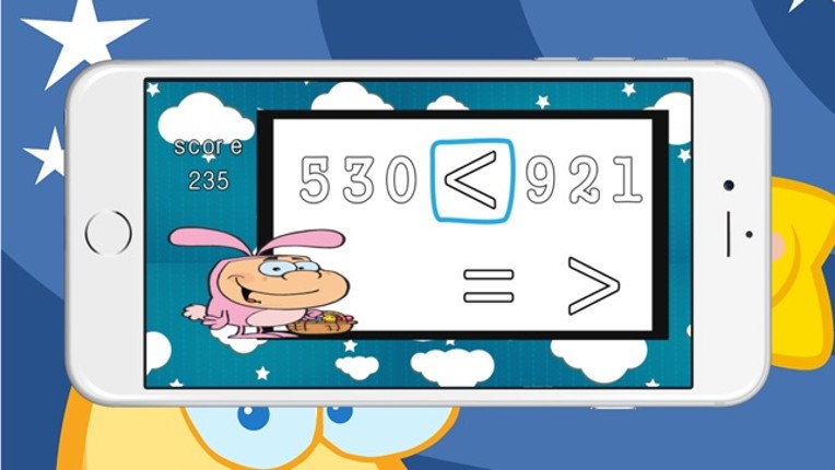 Comparing numbers basic math learning game for kids Image