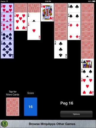 Cribbage Klondike screenshot