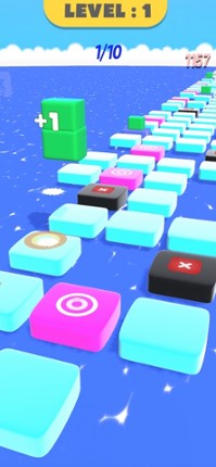 Cube Stack Run - Bridge Hop screenshot
