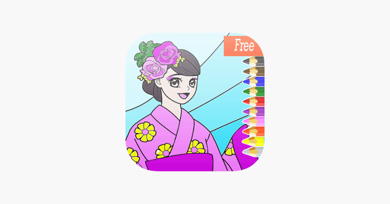 Cute Princess Drawing Coloring Book :  Caricature Art Ideas pages for kids Image
