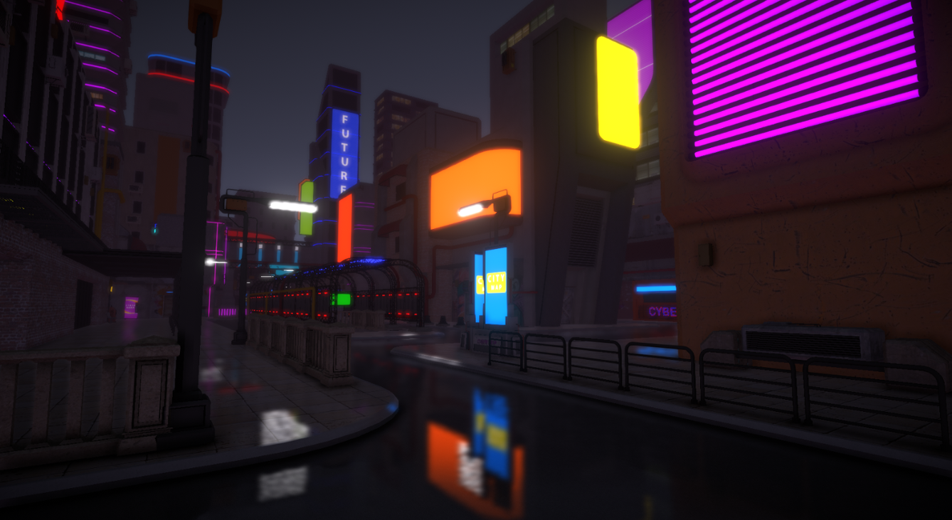 Games like Cyberpunk Low Poly City