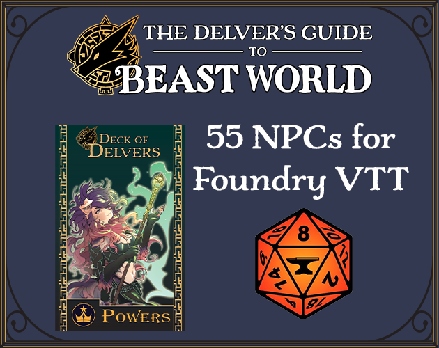 Games like Deck of Delvers Powers for Foundry VTT