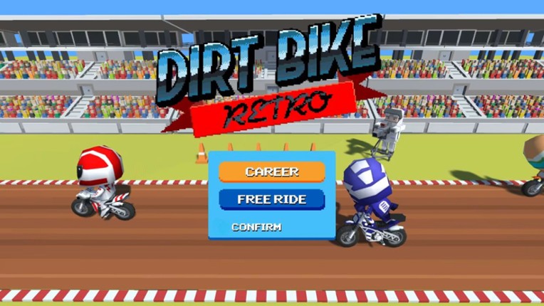 Dirt Bike Retro Image