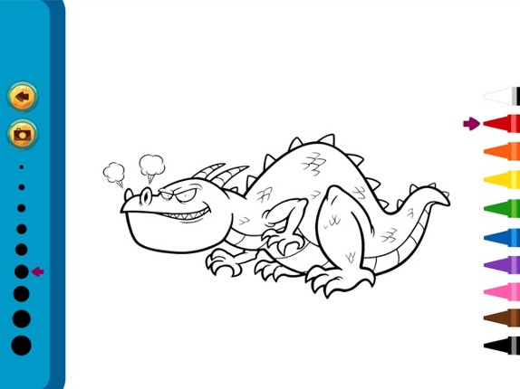 Dragon Coloring Book - Painting Game for Kids screenshot