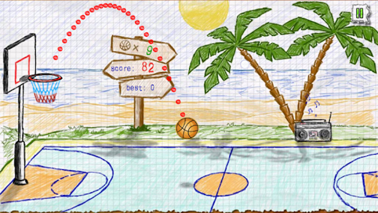 Doodle Basketball Image