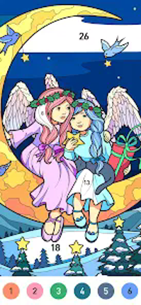 Christmas Winter Coloring Book screenshot