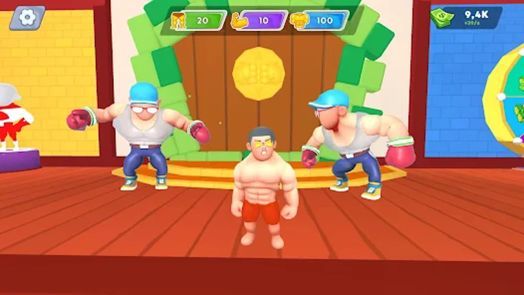 Lifting Super Hero Gym Clicker Image