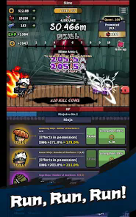 IDLE Fiery Ninja screenshot