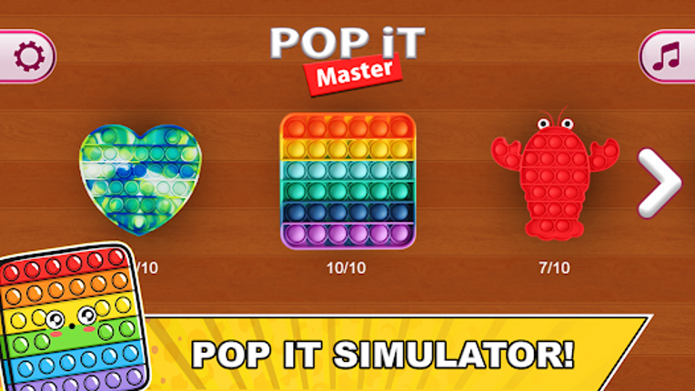 Pop it Antistress Fidget Games screenshot