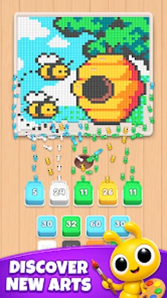 Food Hunt: Pixel Puzzle Image