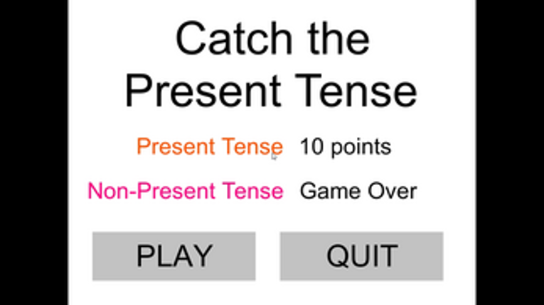 Catch the Present Tense screenshot