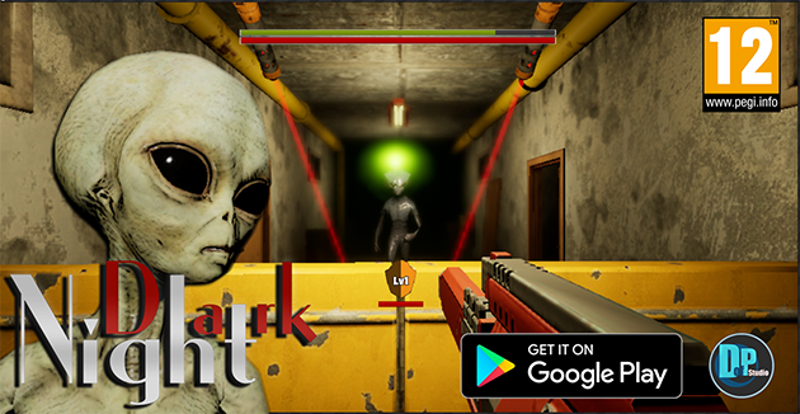 Dark Night: Shoot Aliens Game Cover