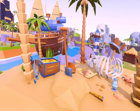 Tropical Pirate Island - Unity URP Image
