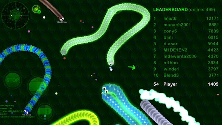 Wormax.io screenshot