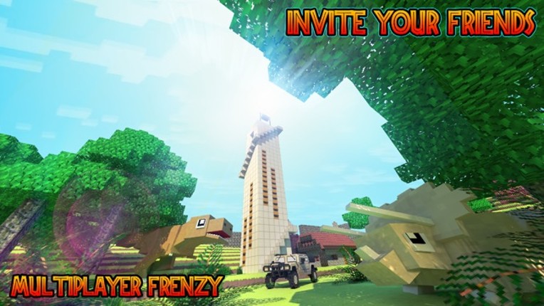Jurassic Craft Dino Hunter - Tuvok Multiplayer With Mine Mini Skins for MC Pocket Remastered Edition screenshot