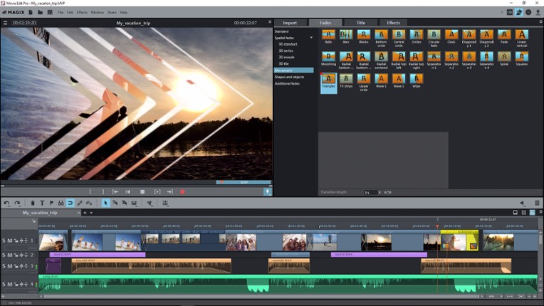 MAGIX Video deluxe 2017 Steam Edition screenshot