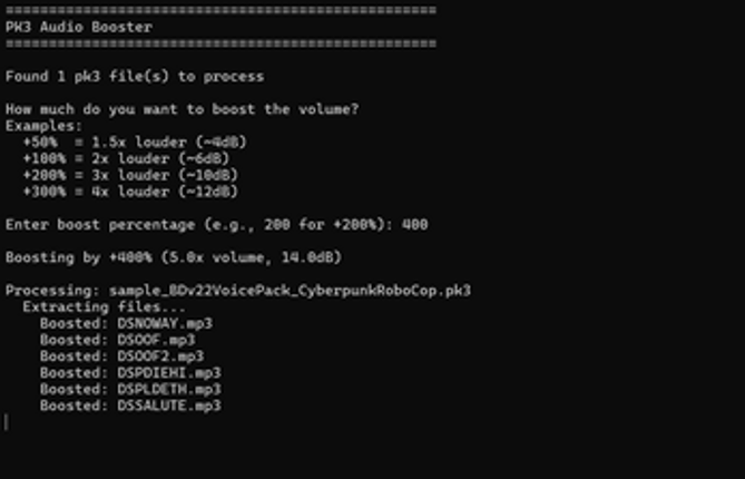 PK3 Audio Booster Image