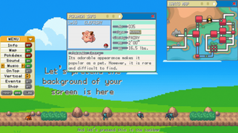 PokéPet Desktop Image