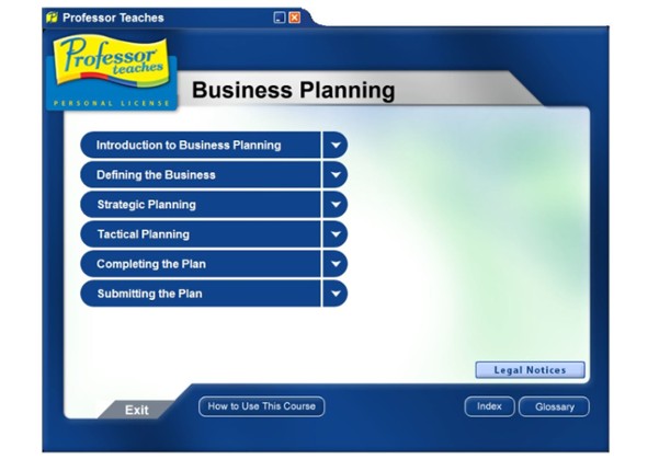 Professor Teaches Business Planning screenshot