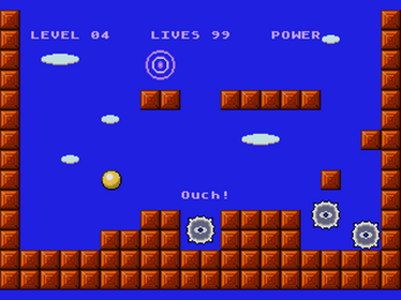 Super Hard Bouncer (Gameboy Game) screenshot