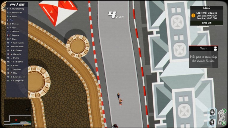 SuperbikeGP 2D screenshot