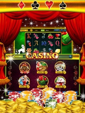 Texas Poker Slots Casino Play Fortune Slot Machine Image