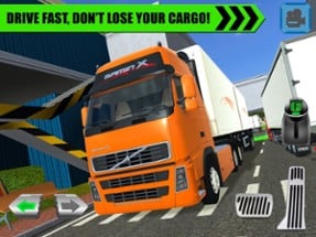 Truck Driver: Depot Parking Image