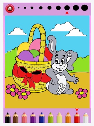 Coloring Games For Kids Easter - Finger Paint screenshot