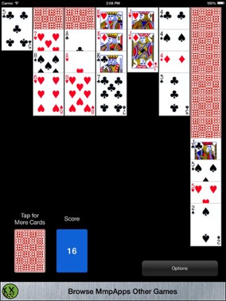 Cribbage Klondike screenshot