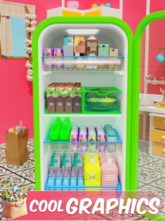 Fridge Organizer 3D Game screenshot